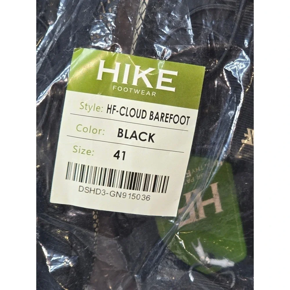 NWT‎ Hike Footwear HF Cloud Black/ Tan Barefoot Athletic Unisex Womens 11 EU 42